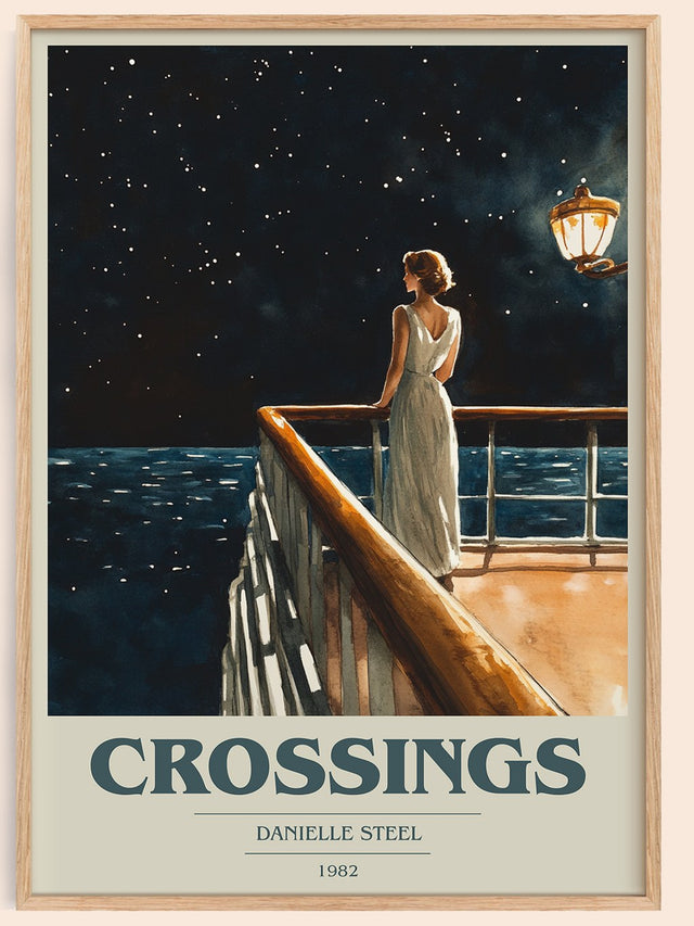 Crossings Book Cover Poster by Danielle Steel