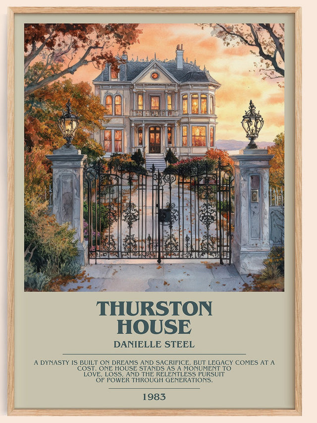 Thurston House Bookish Wall Art by Danielle Steel