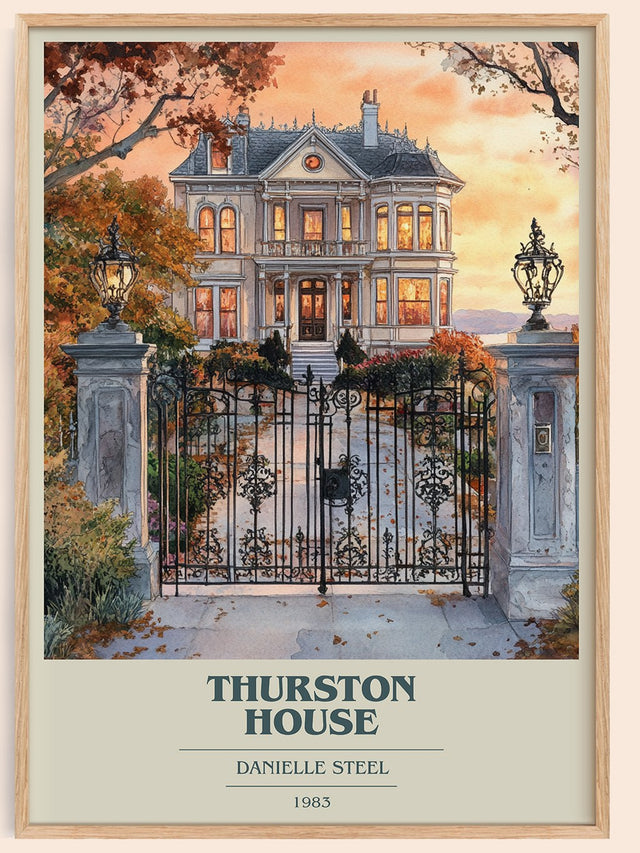 Thurston House Book Cover Poster by Danielle Steel