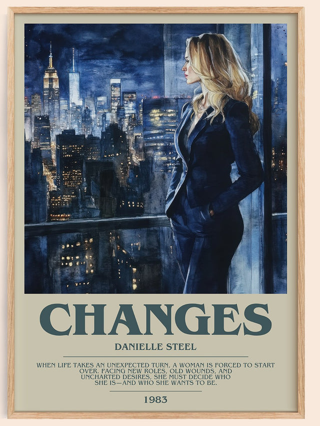 Changes Bookish Wall Art by Danielle Steel