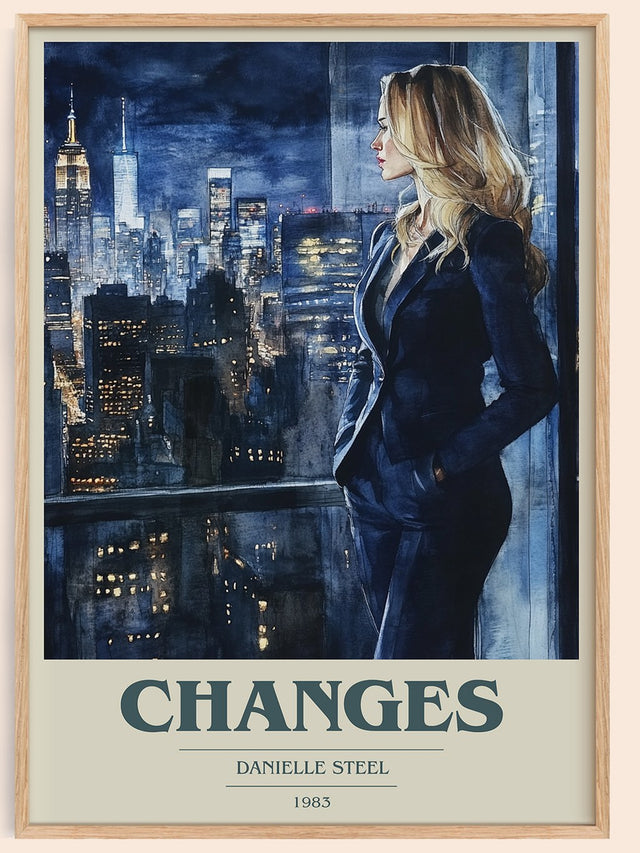 Changes Book Cover Poster by Danielle Steel