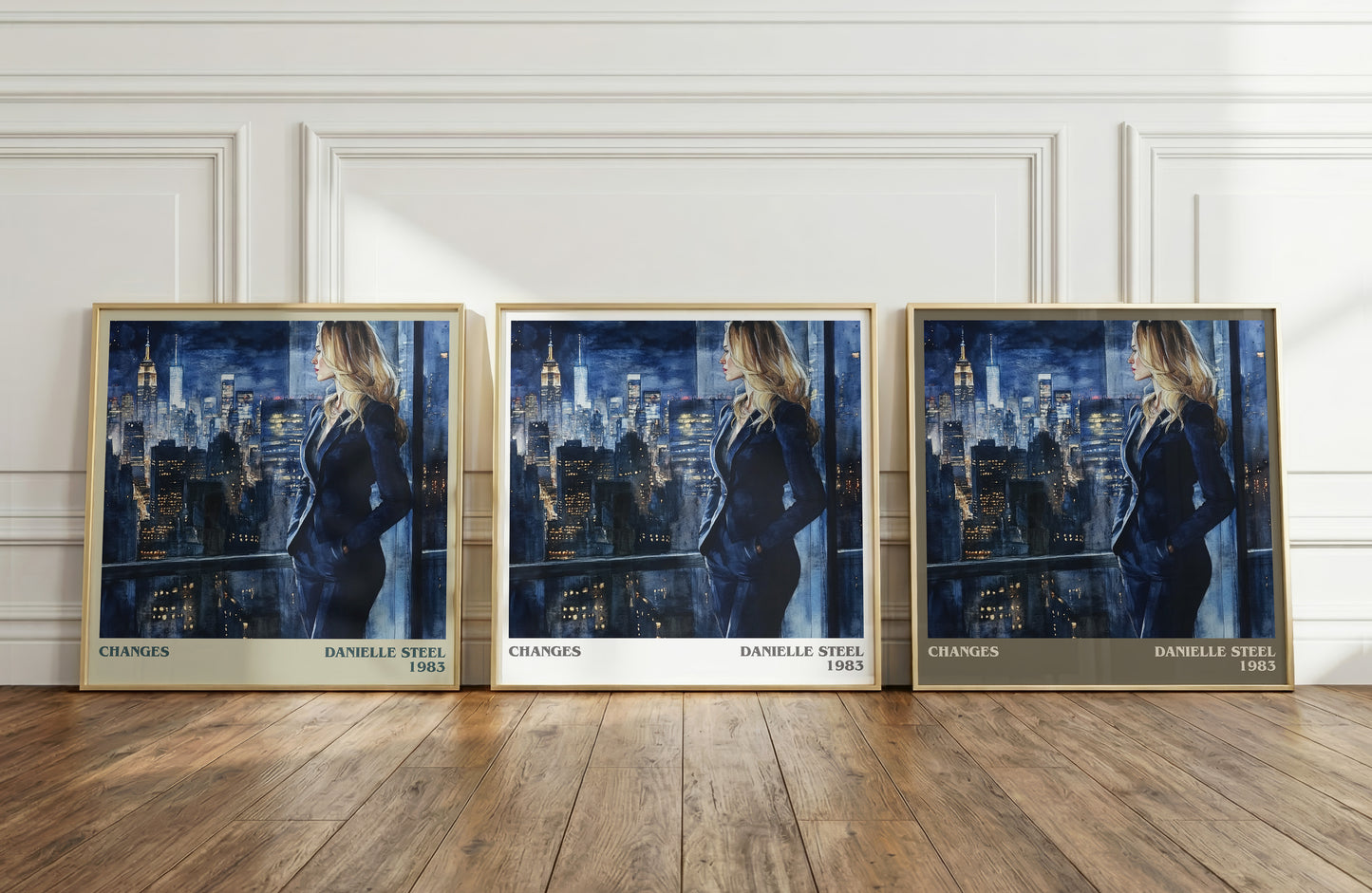 Changes literary print framed by window – literary home decor