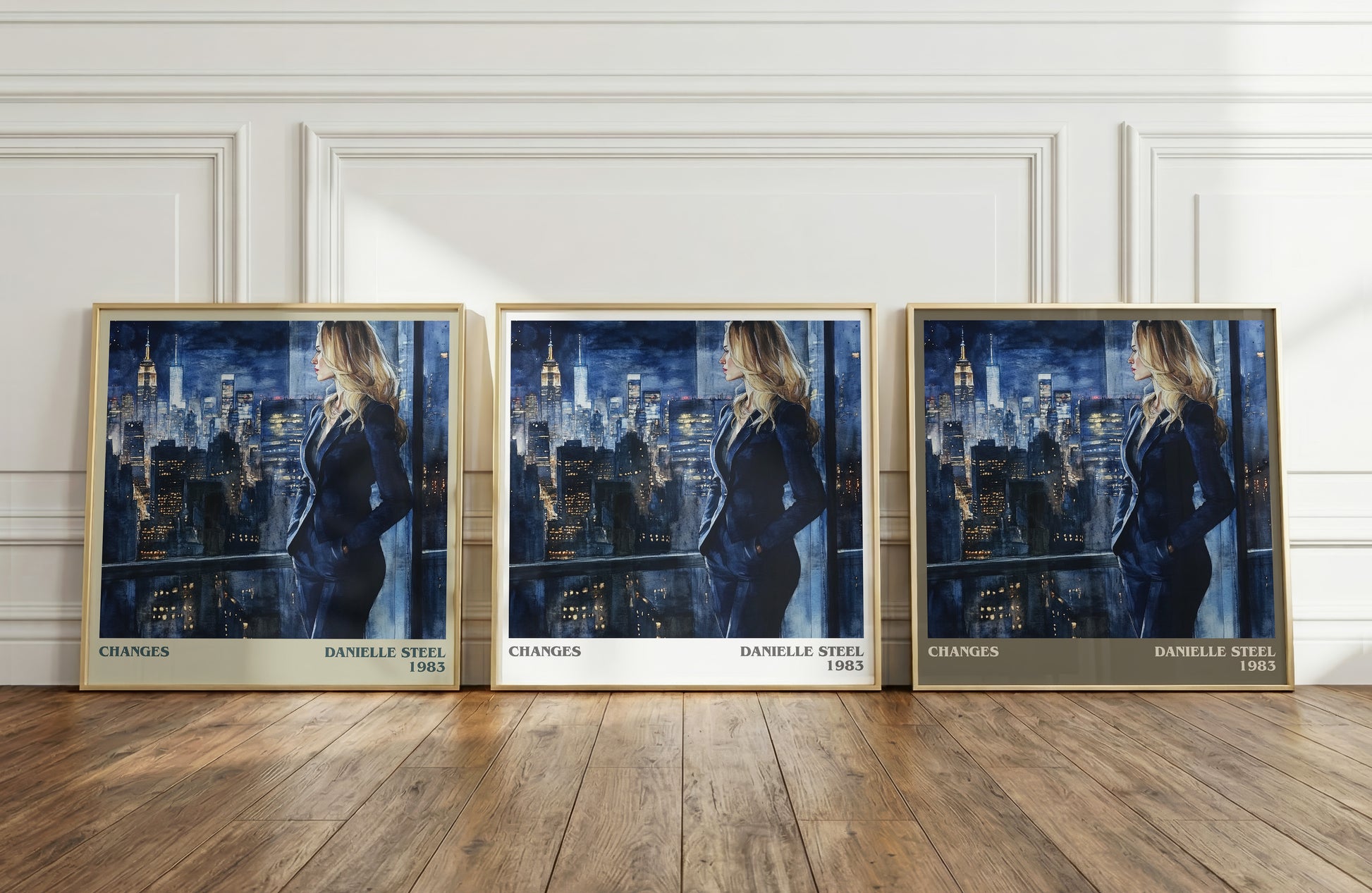 Changes literary print framed by window – literary home decor