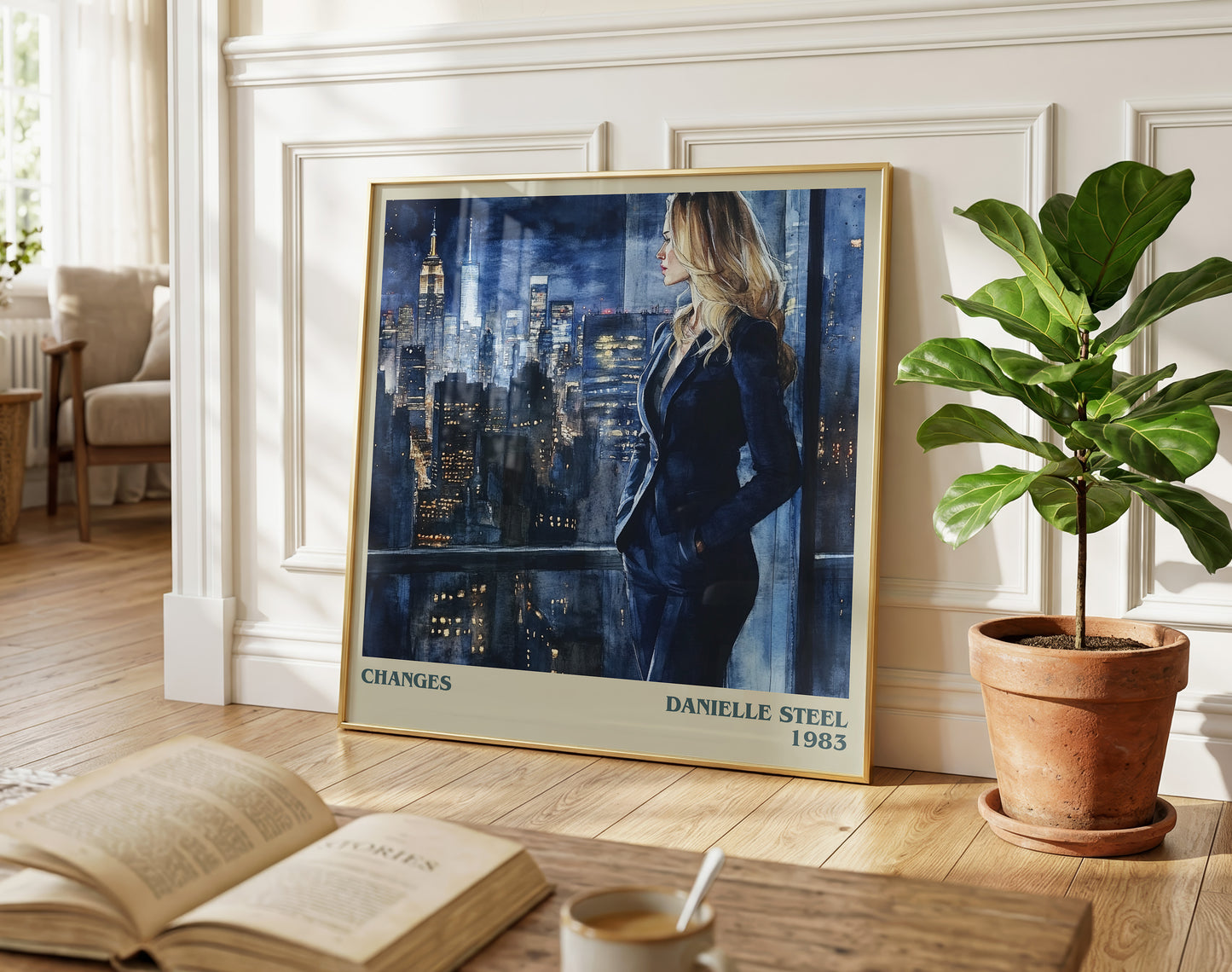 Changes literary poster paired in gallery wall – literary art prints