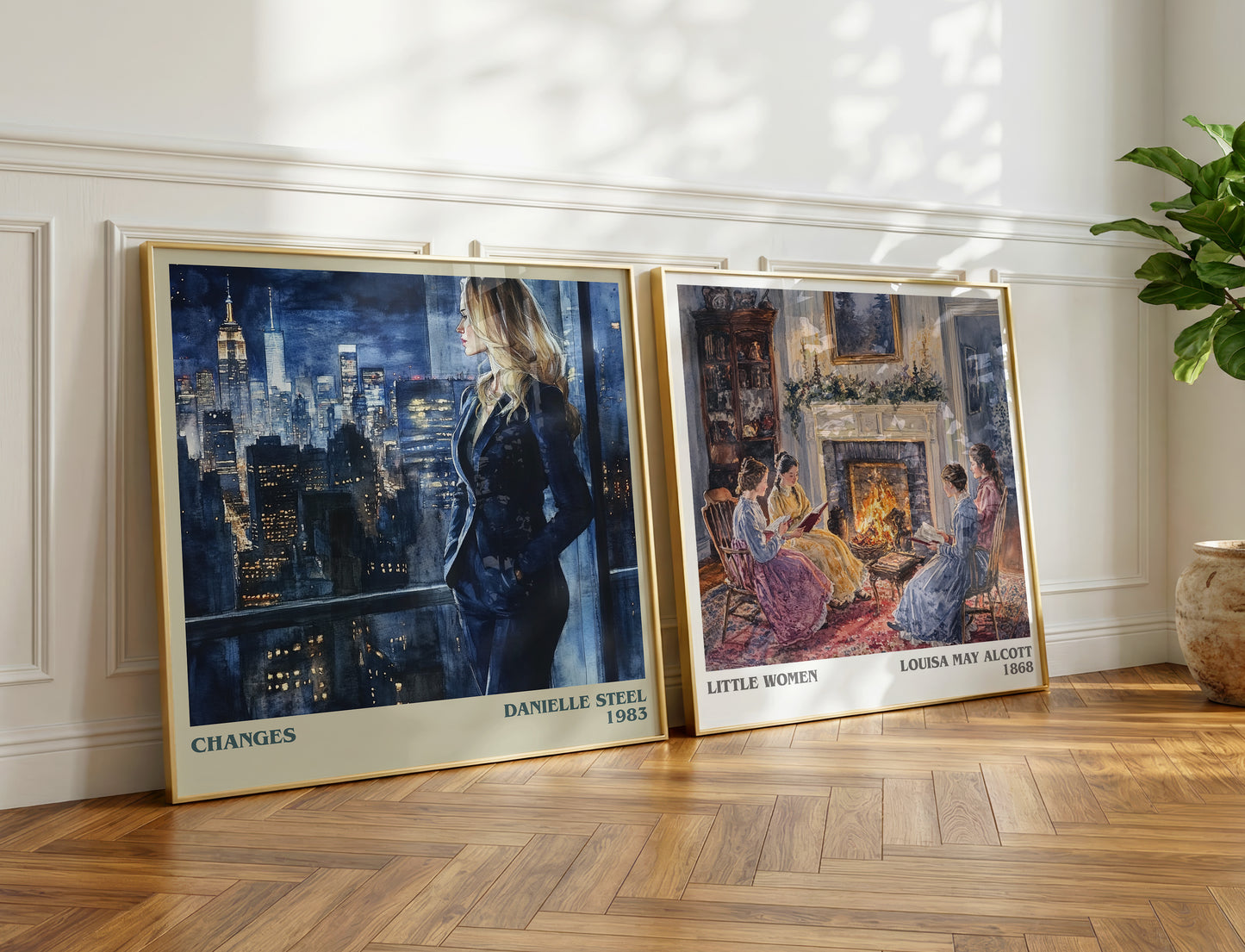 Changes book poster packaging – museum-quality print rolled in protective tube