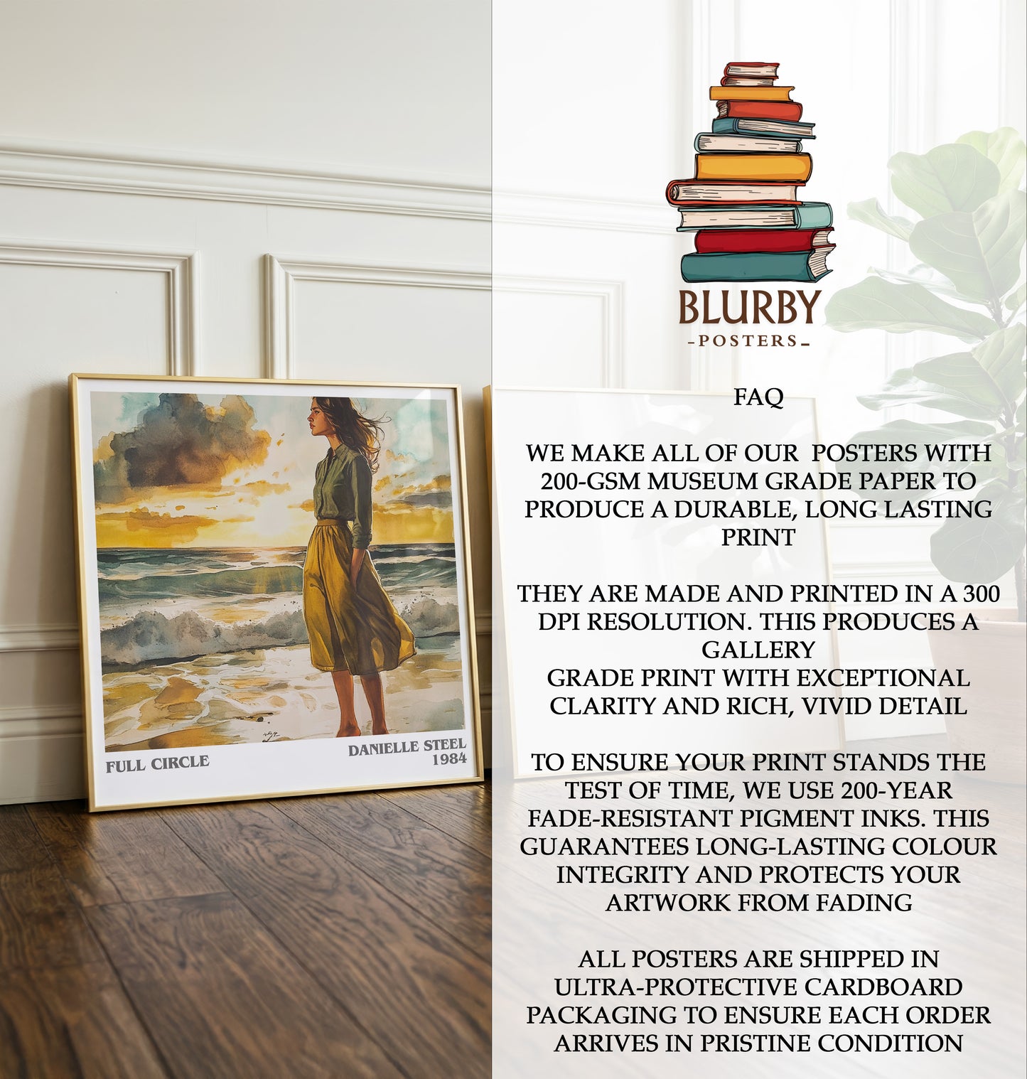 Full Circle Literary Art Print by Danielle Steel