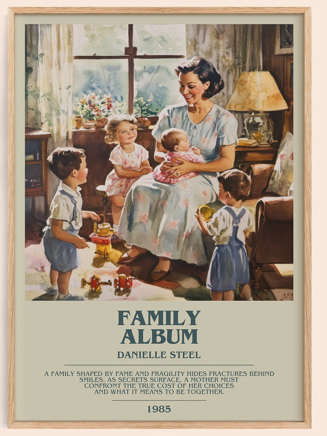 Family Album Bookish Wall Art by Danielle Steel