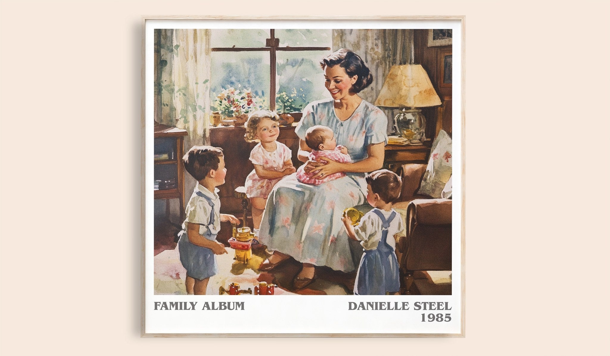 Family Album Literary Art Print by Danielle Steel