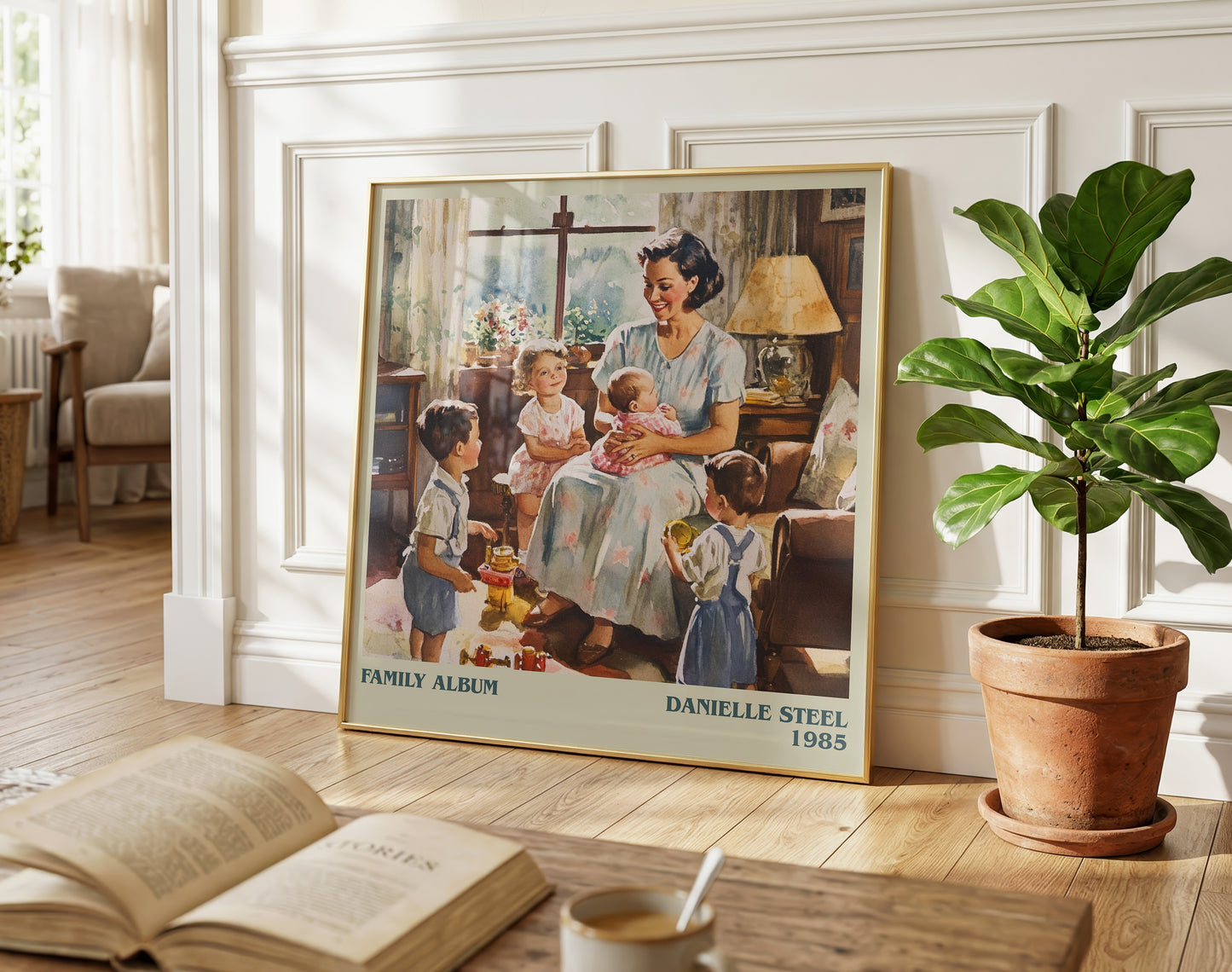 Family Album literary poster paired in gallery wall – literary art prints