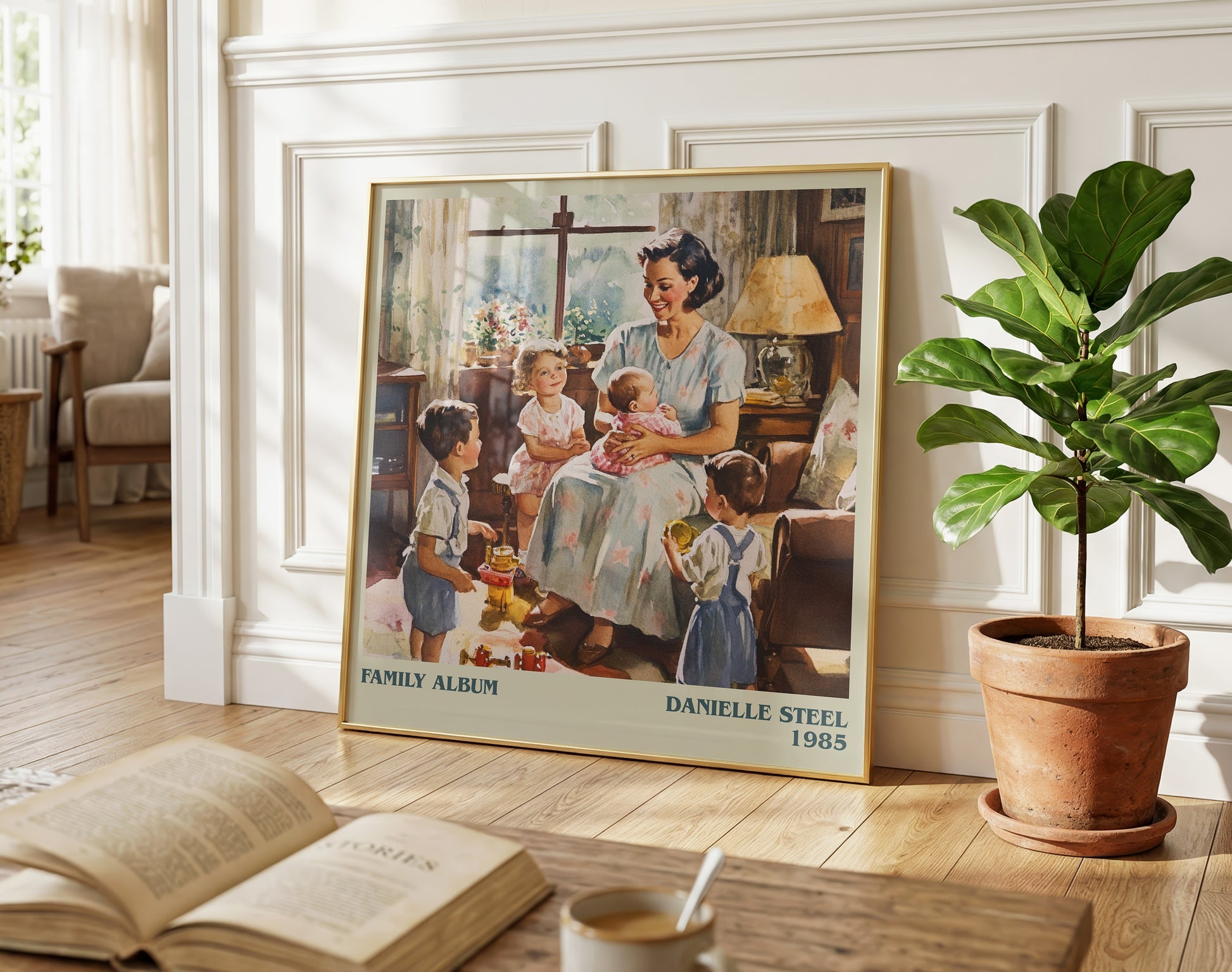 Family Album literary poster paired in gallery wall – literary art prints