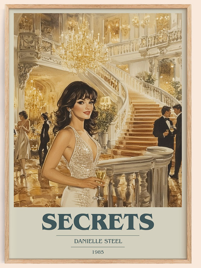 Secrets Book Cover Poster by Danielle Steel