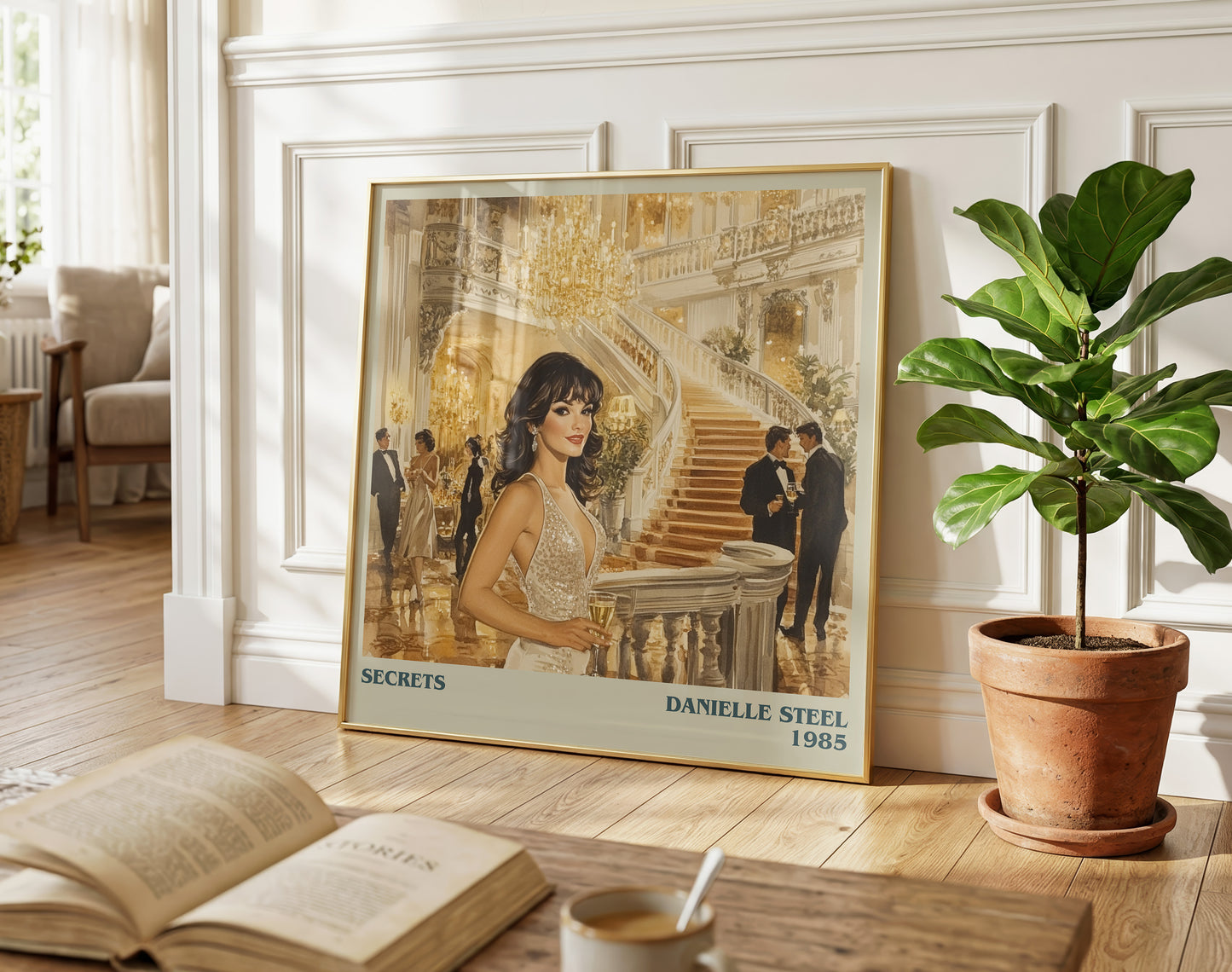 Secrets literary poster paired in gallery wall – literary art prints