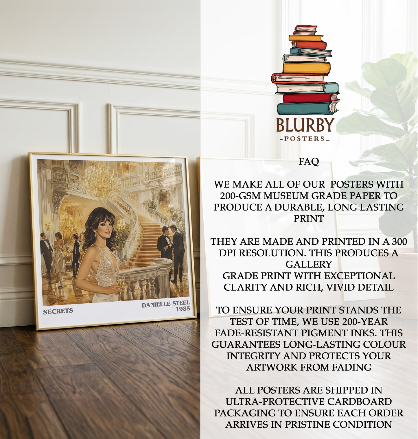 Secrets Literary Art Print by Danielle Steel