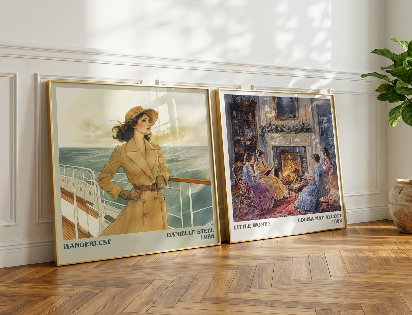 Wanderlust book poster packaging – museum-quality print rolled in protective tube