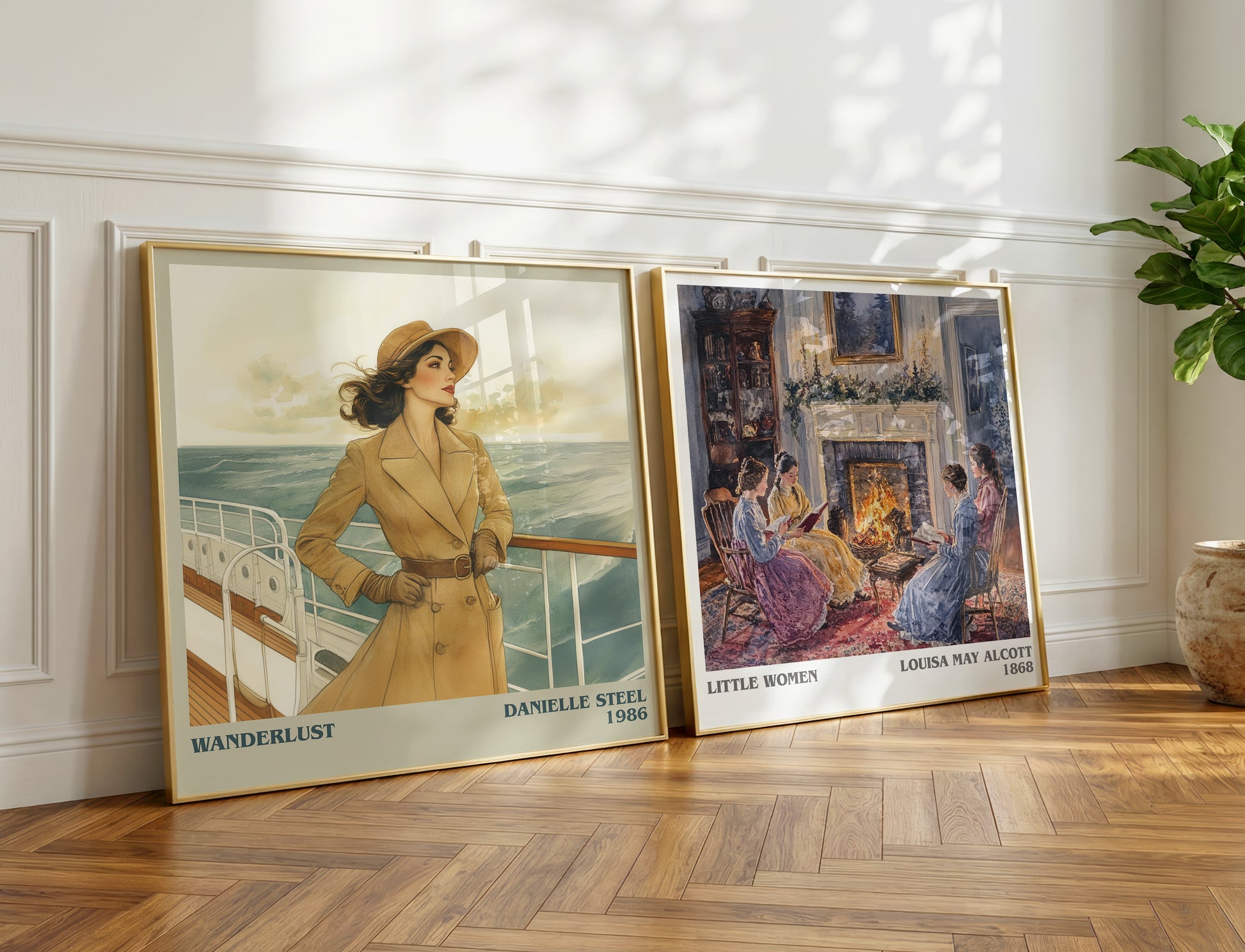Wanderlust book poster packaging – museum-quality print rolled in protective tube