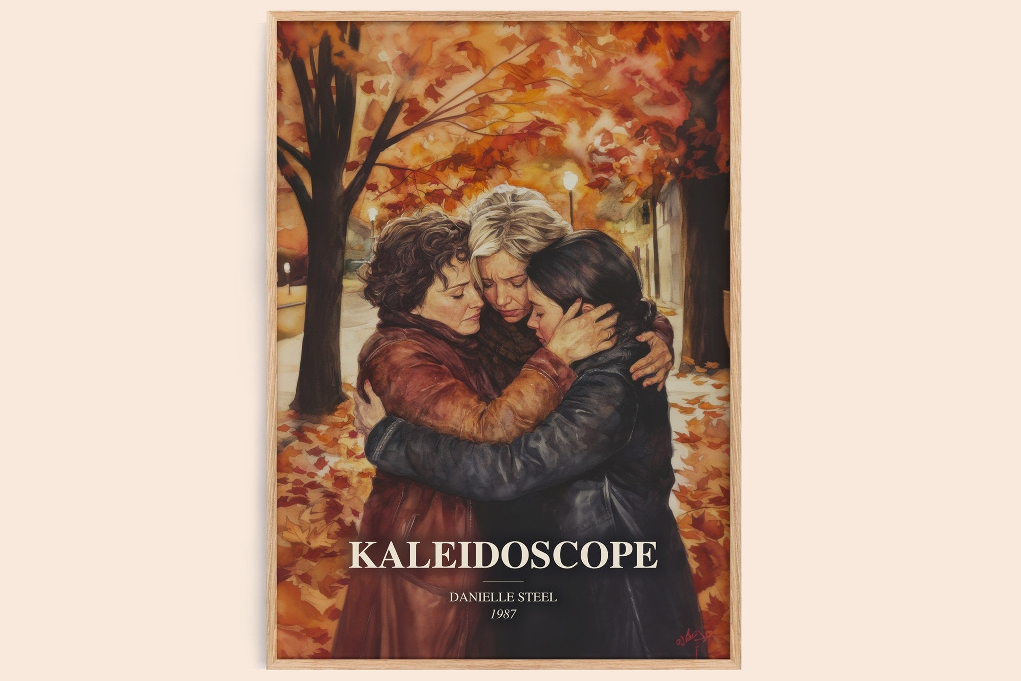 Kaleidoscope Book Watercolour Illustration by Danielle Steel