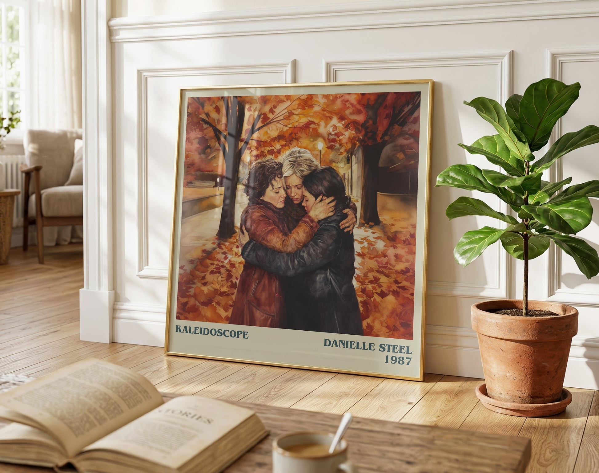 Kaleidoscope literary poster paired in gallery wall – literary art prints