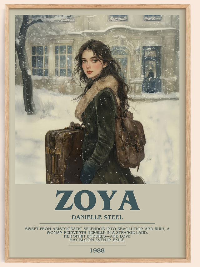Zoya Bookish Wall Art by Danielle Steel