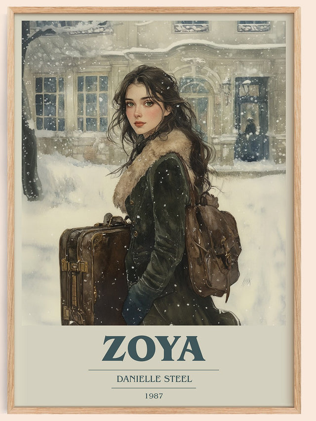 Zoya Book Cover Poster by Danielle Steel