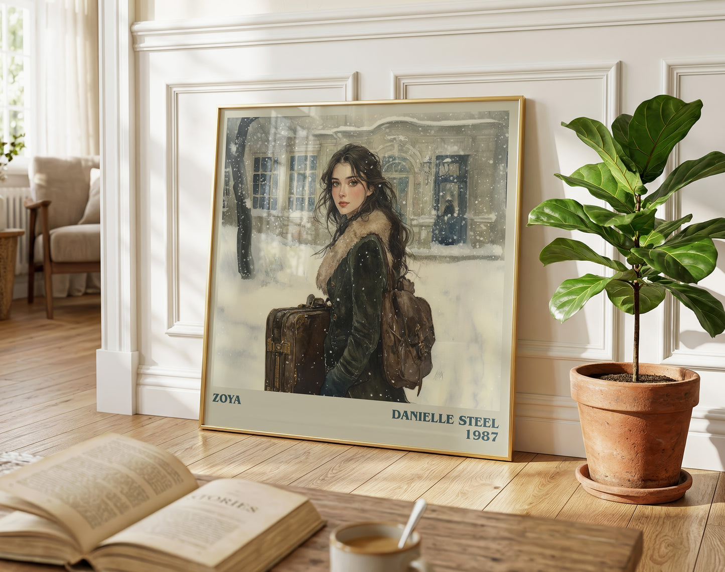 Zoya literary poster paired in gallery wall – literary art prints