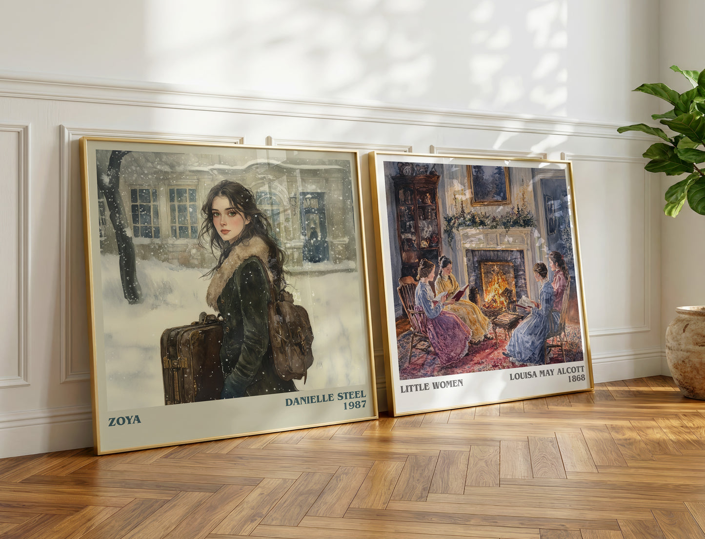 Zoya book poster packaging – museum-quality print rolled in protective tube