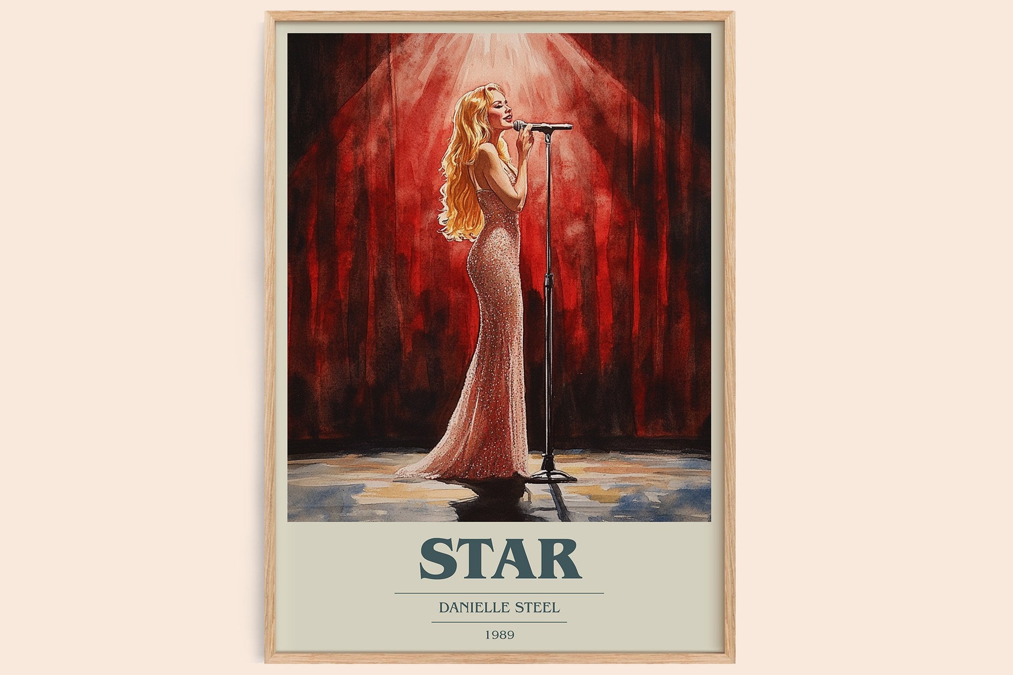 Star Book Cover Poster by Danielle Steel