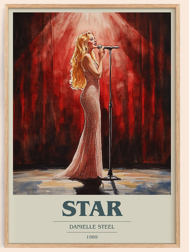 Star Book Cover Poster by Danielle Steel