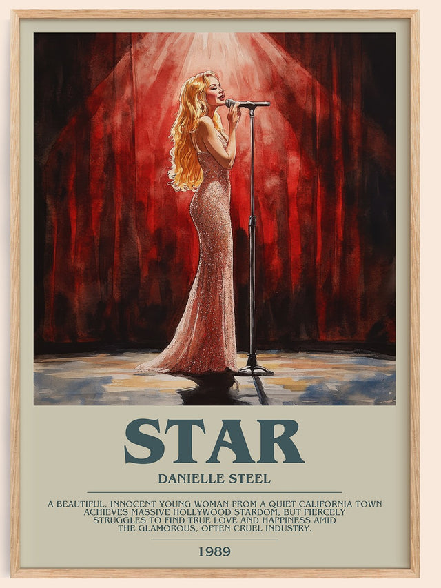 Star Bookish Wall Art by Danielle Steel