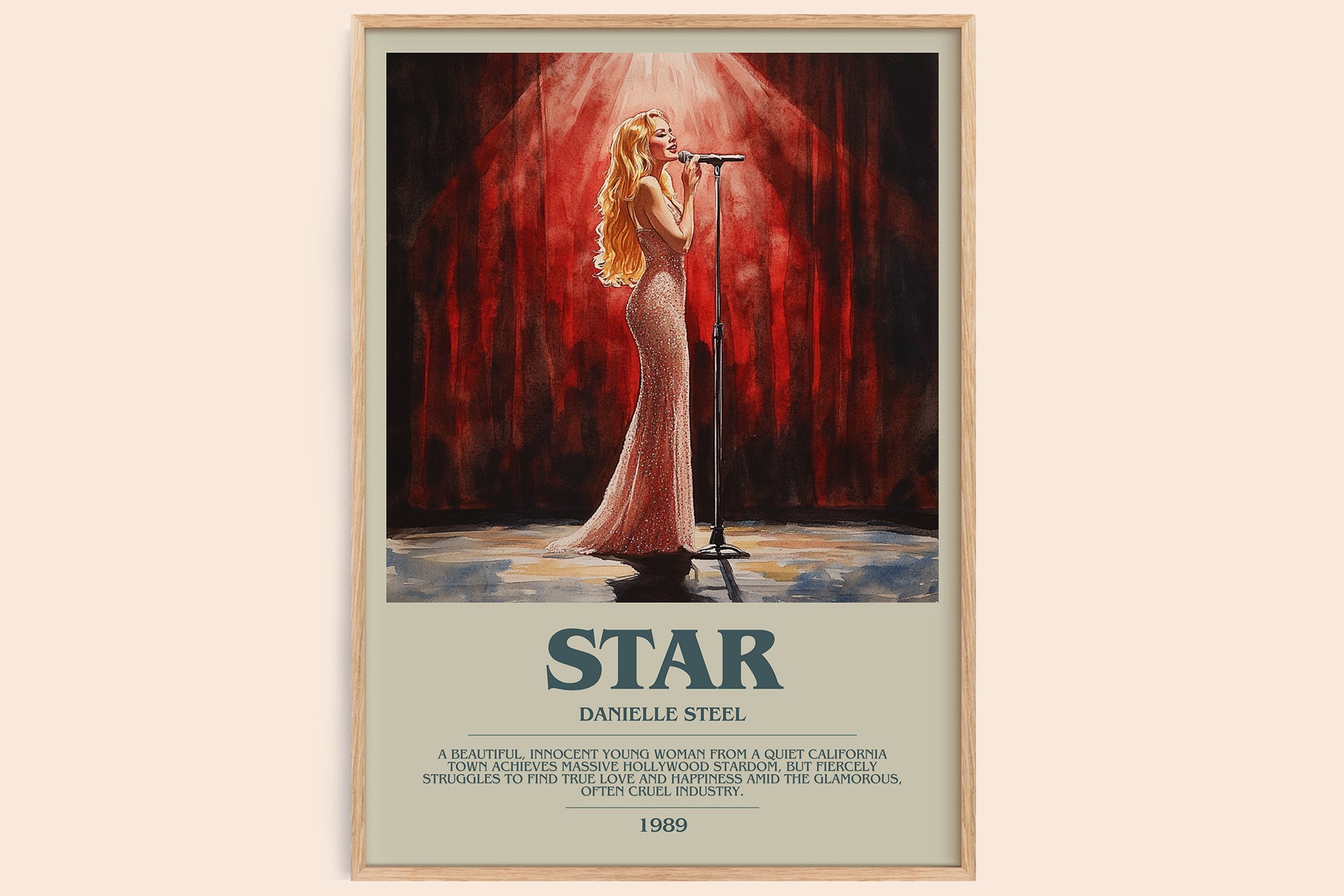 Star by Danielle Steel | Modern Bookish Poster | Inspired Fan Art Print | Free Delivery