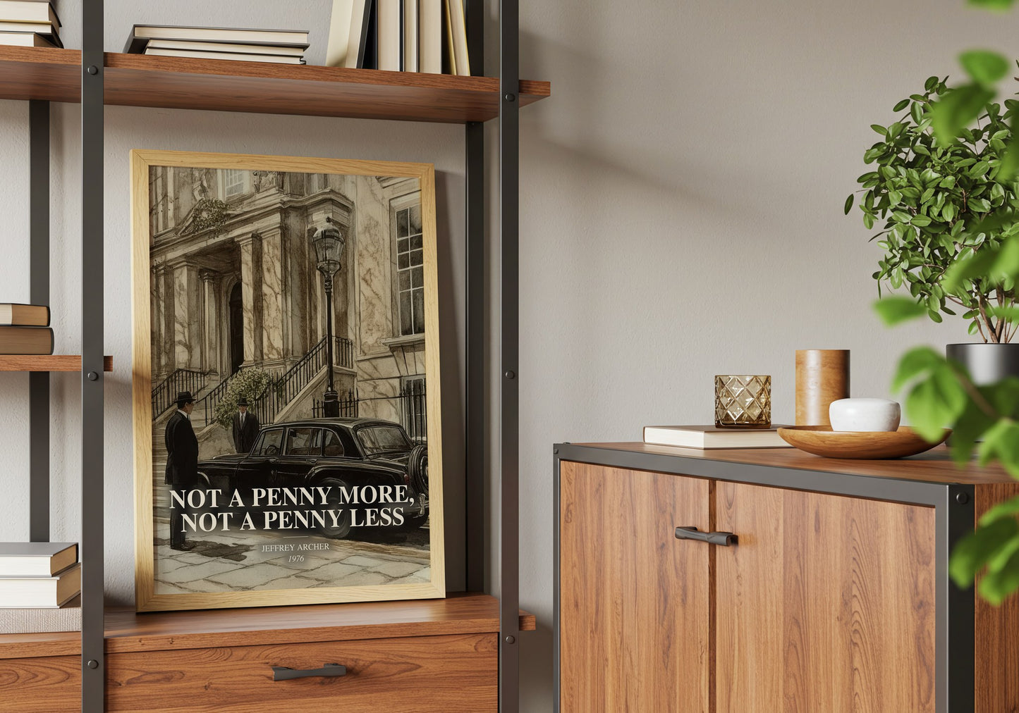 Not A Penny More, Not A Penny Less book watercolour illustration paper finish options – matte satin gloss