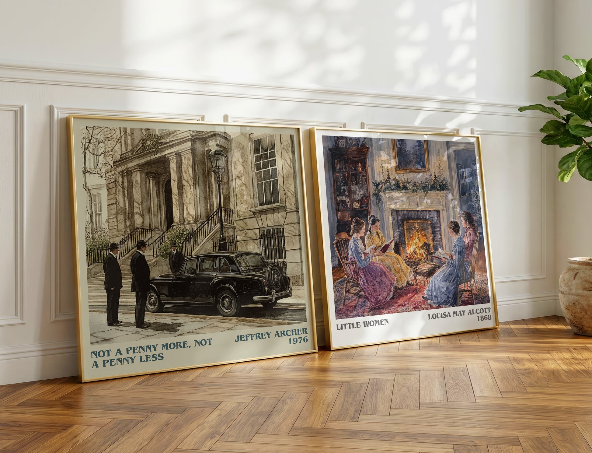 Not a Penny More, Not a Penny Less book poster packaging – museum-quality print rolled in protective tube