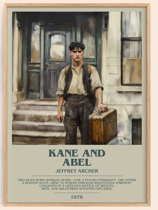 Kane and Abel Bookish Wall Art by Jeffrey Archer
