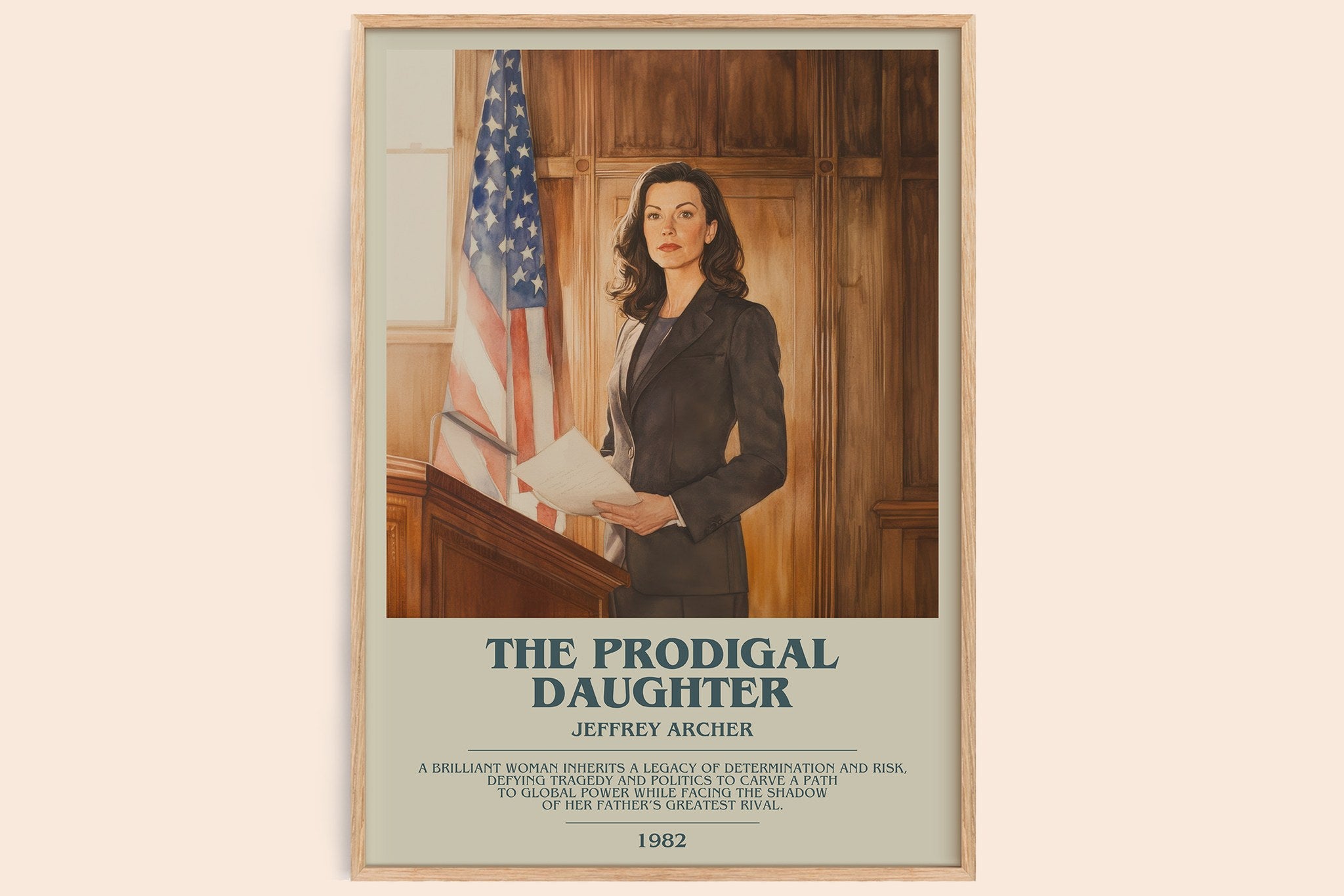 The Prodigal Daughter Bookish Wall Art by Jeffrey Archer