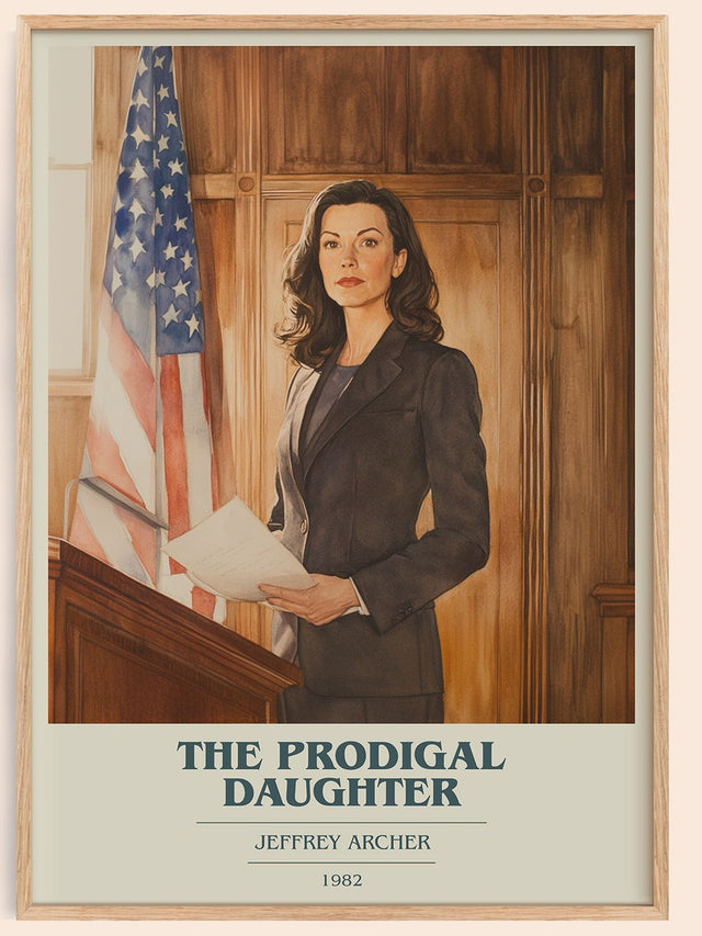 The Prodigal Daughter Book Cover Poster by Jeffrey Archer