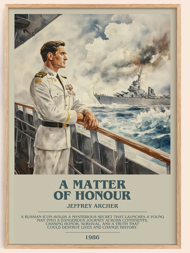 A Matter Of Honour Bookish Wall Art by Jeffrey Archer