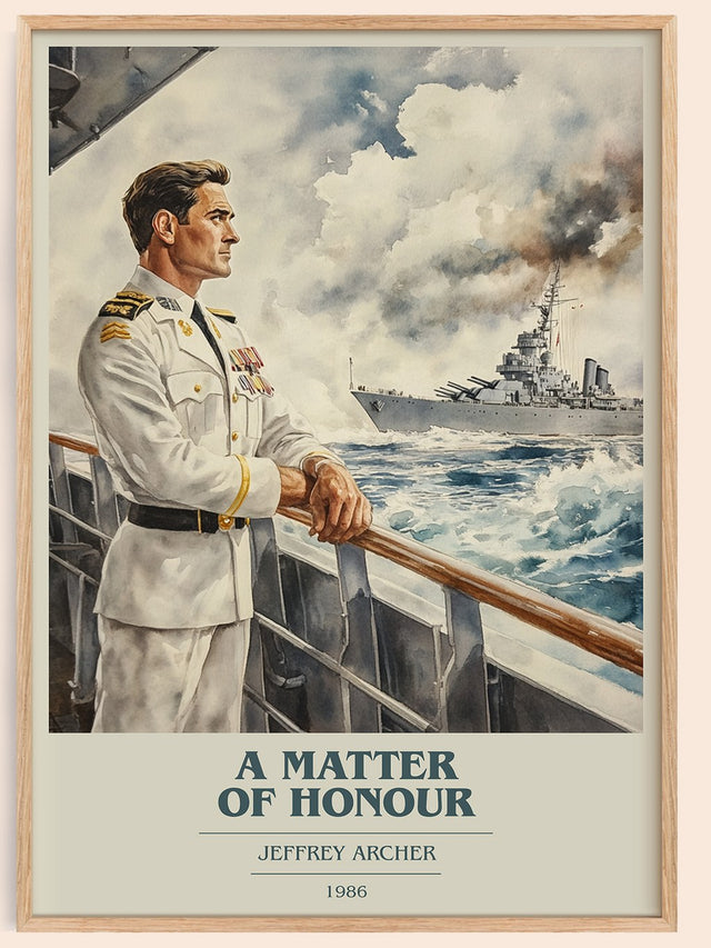 A Matter Of Honour Book Cover Poster by Jeffrey Archer