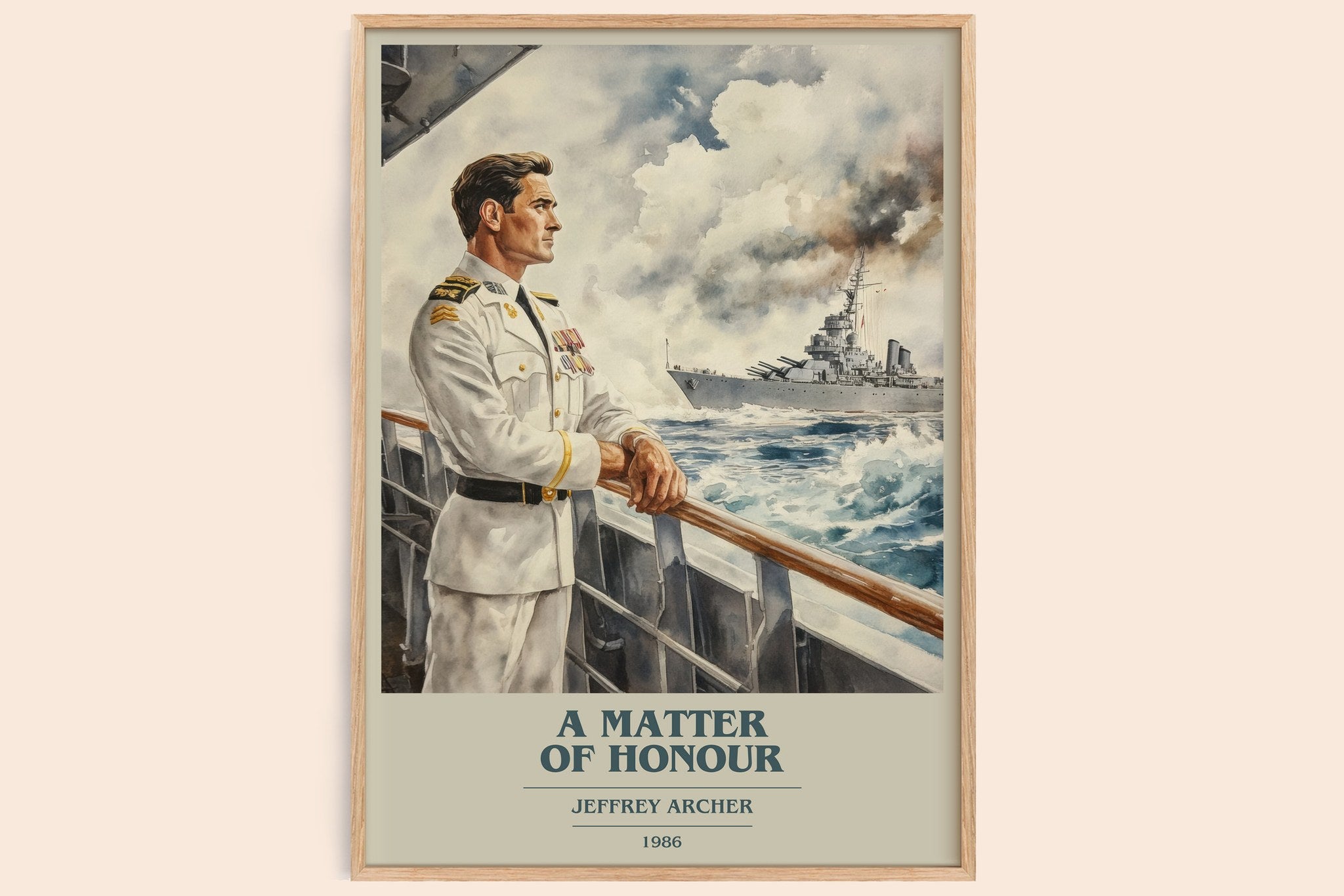 A Matter Of Honour Book Cover Poster by Jeffrey Archer