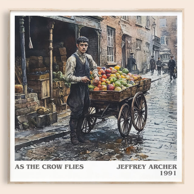 As the Crow Flies Literary Art Print by Jeffrey Archer