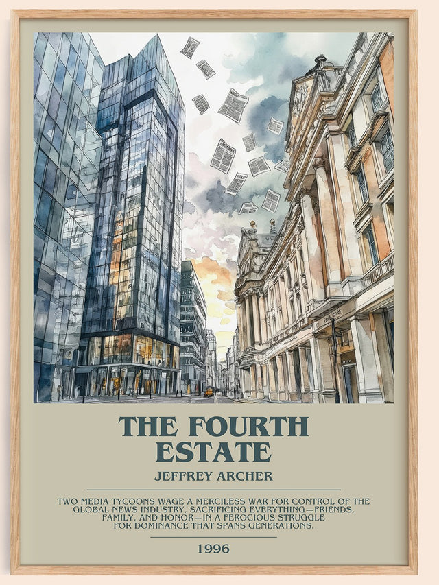 The Fourth Estate Bookish Wall Art by Jeffrey Archer