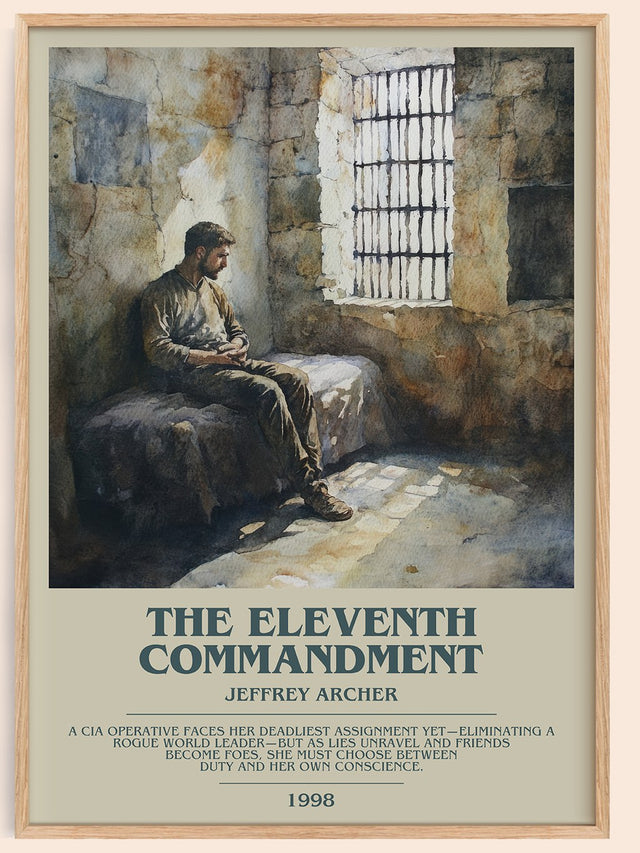 The Eleventh Commandment Bookish Wall Art by Jeffrey Archer