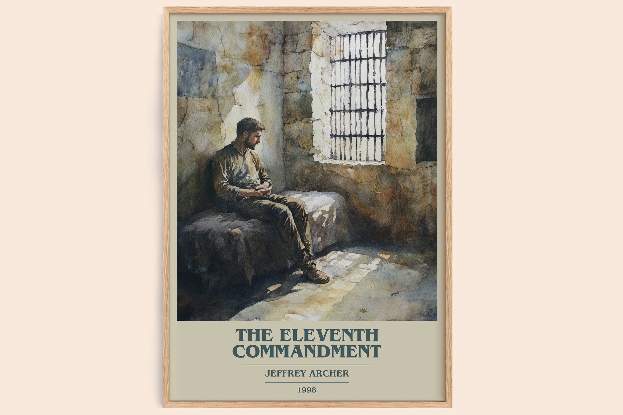 The Eleventh Commandment Book Cover Poster by Jeffrey Archer