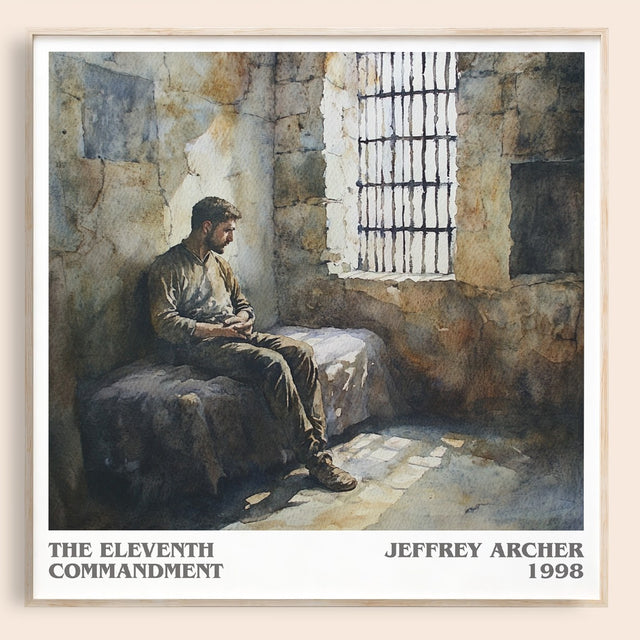 The Eleventh Commandment Literary Art Print by Jeffrey Archer