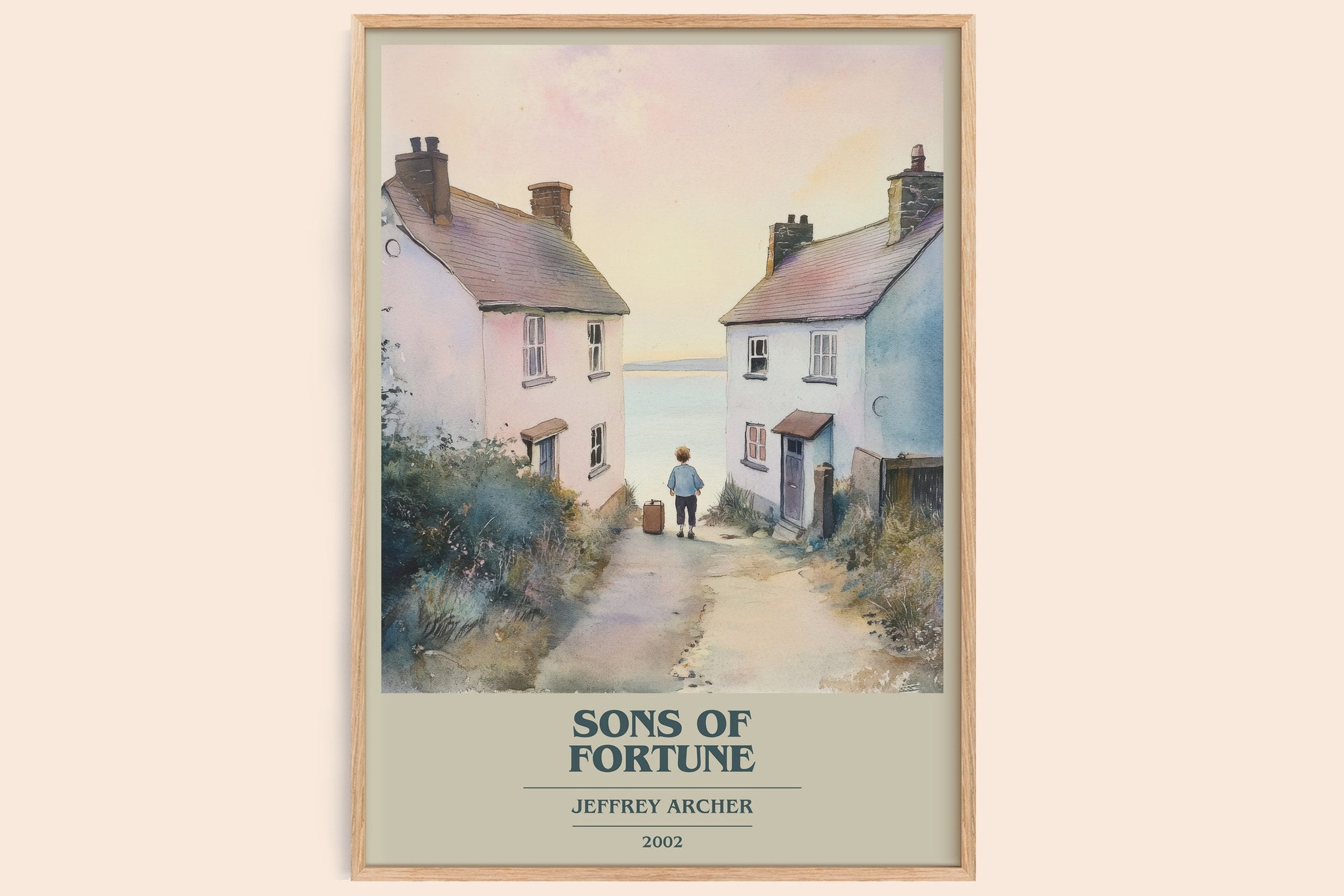 Sons of Fortune Book Cover Poster by Jeffrey Archer