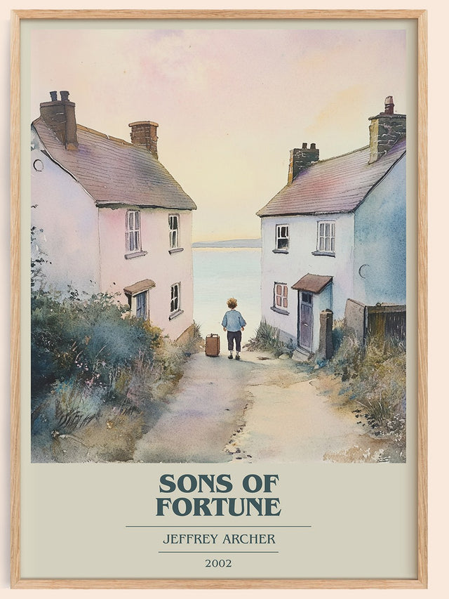 Sons of Fortune Book Cover Poster by Jeffrey Archer