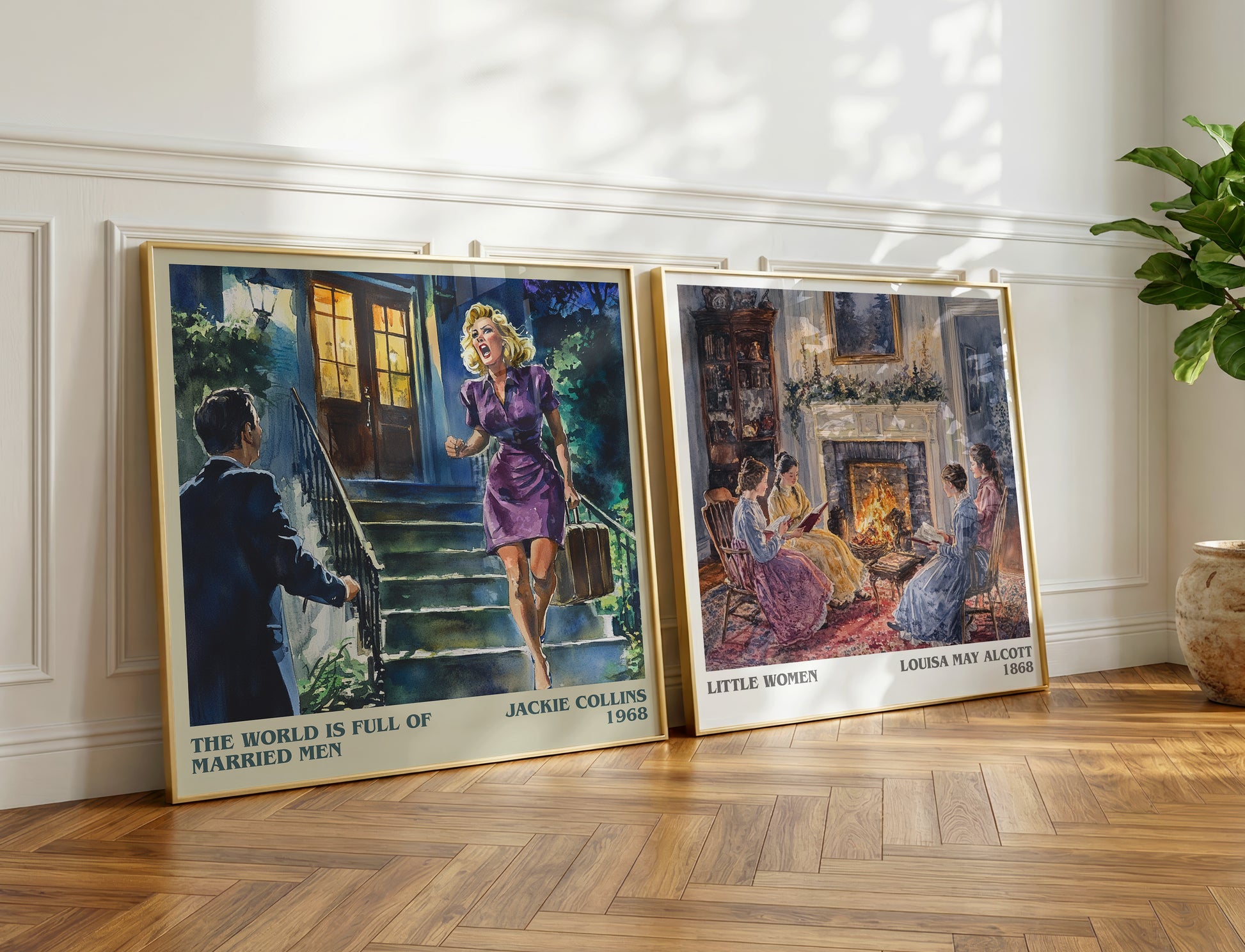 The World is Full of Married Men book poster packaging – museum-quality print rolled in protective tube