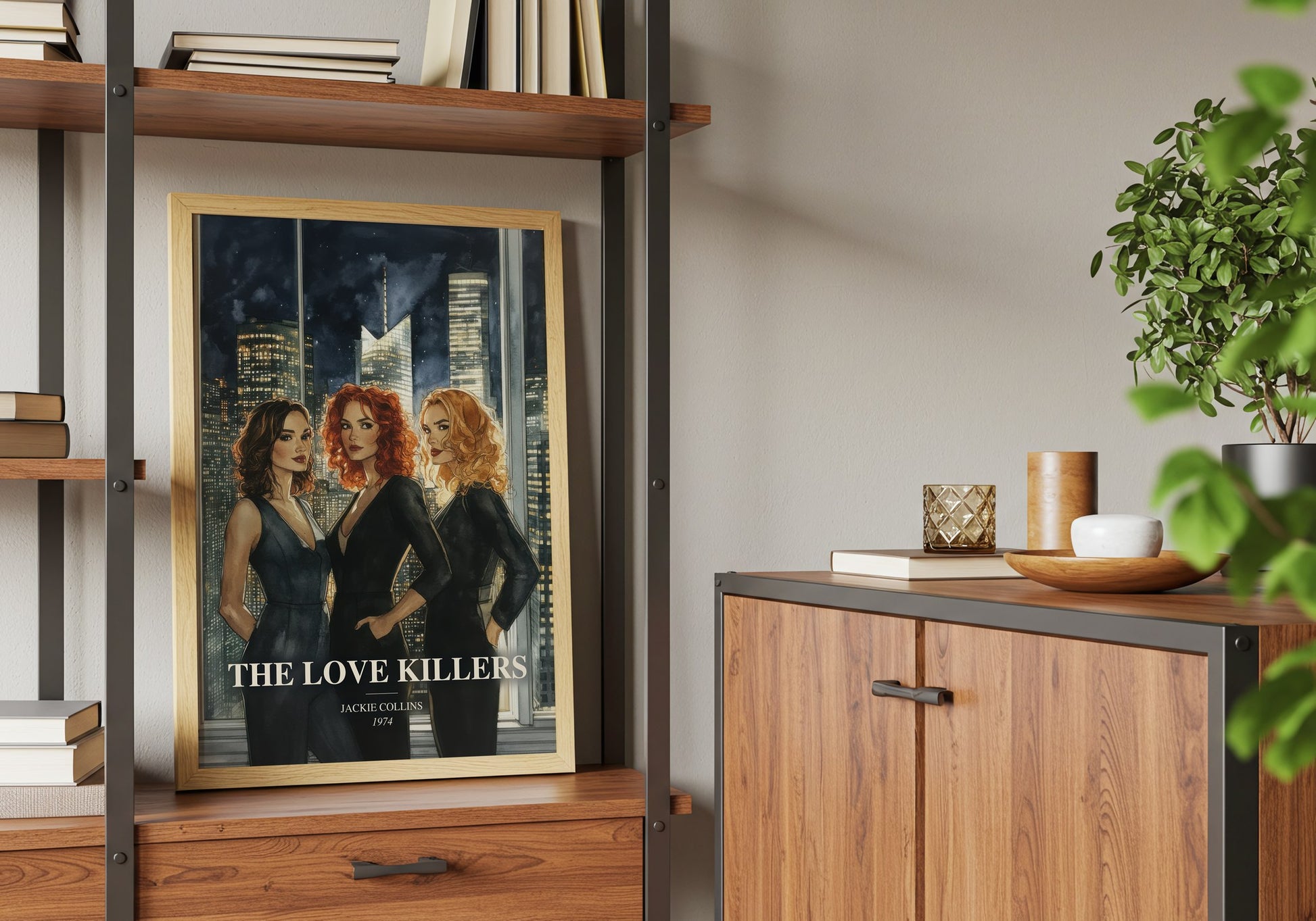 The Love Killers book watercolour illustration paper finish options – matte satin gloss