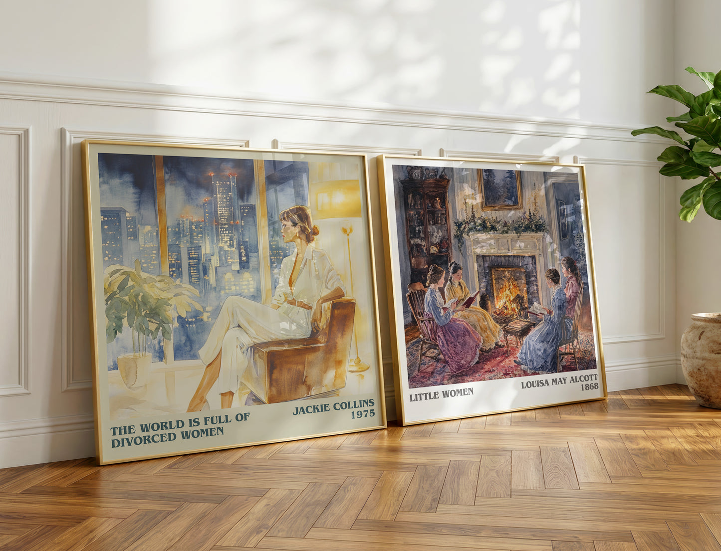 The World is Full of Divorced Women book poster packaging – museum-quality print rolled in protective tube