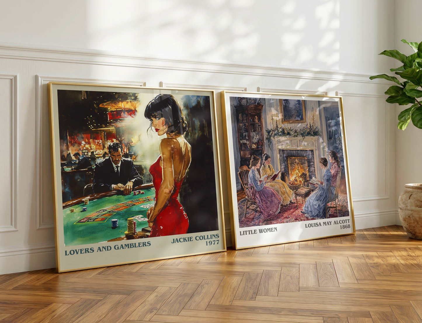 Lovers and Gamblers book poster packaging – museum-quality print rolled in protective tube