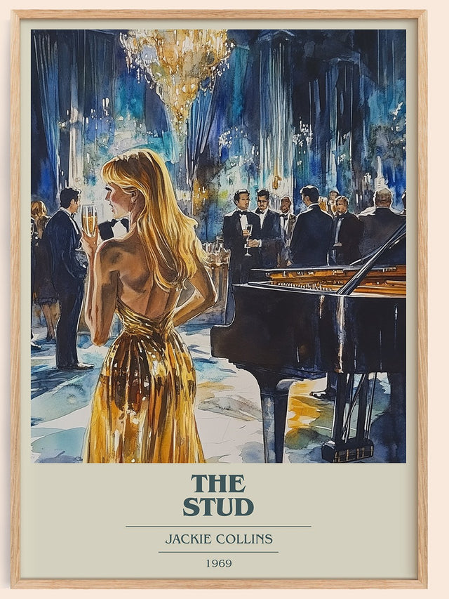 The Stud Book Cover Poster by Jackie Collins