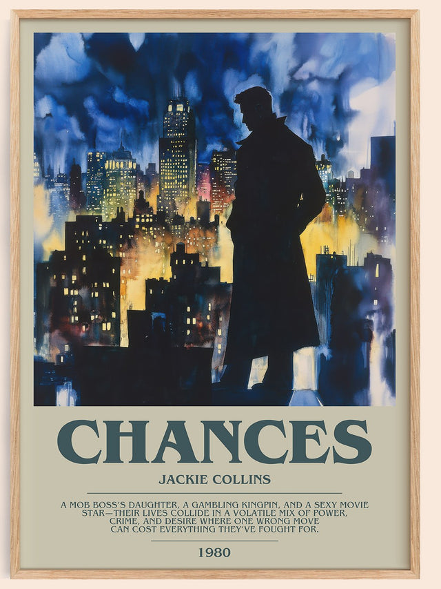 Chances Bookish Wall Art by Jackie Collins